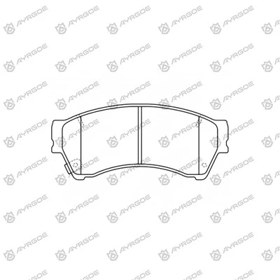 Mazda 용 D3146MH 브레이크 패드
