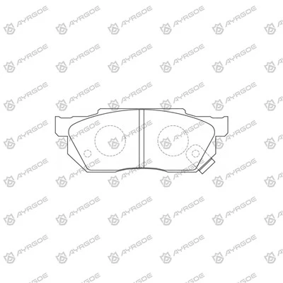 Honda Integra DA3 용 D5019MH 브레이크 패드